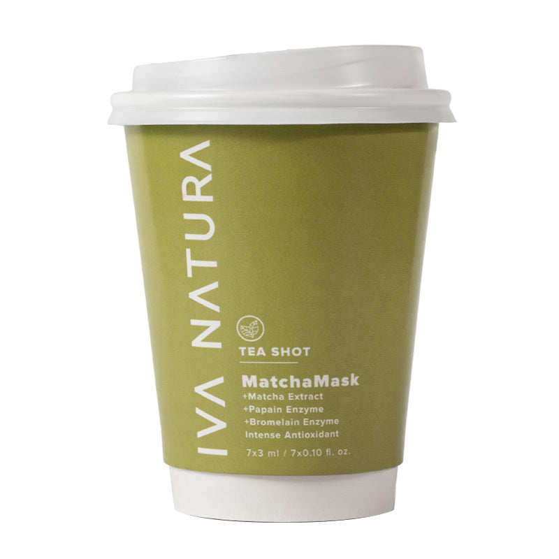 Iva Natura Matcha Face Mask Sebum Balancing Care 7x3 ml