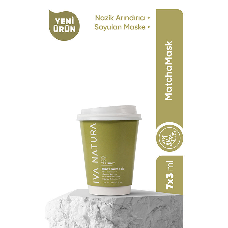 Iva Natura Matcha Face Mask Sebum Balancing Care 7x3 ml