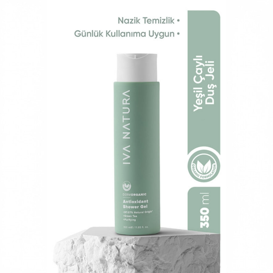 Iva Natura Green Tea Antioxidant Shower Gel for Skin 350 ml