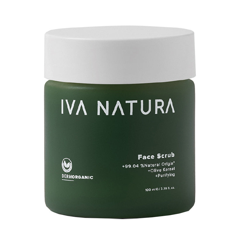 Iva Natura Organic Face Scrub with Olive Seed Powder 100 ml