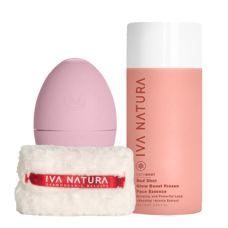 Iva Natura Red Face Shot Soothing Skincare Set (125ml)