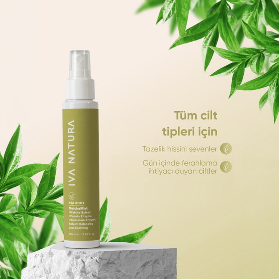 Iva Natura Tea Shot Matcha Mist Refreshing Face Spray 100 ml