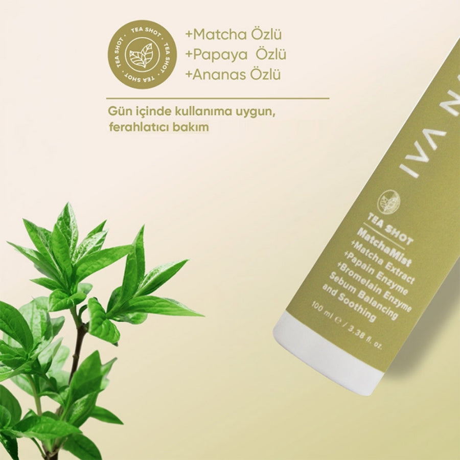 Iva Natura Tea Shot Matcha Mist Refreshing Face Spray 100 ml