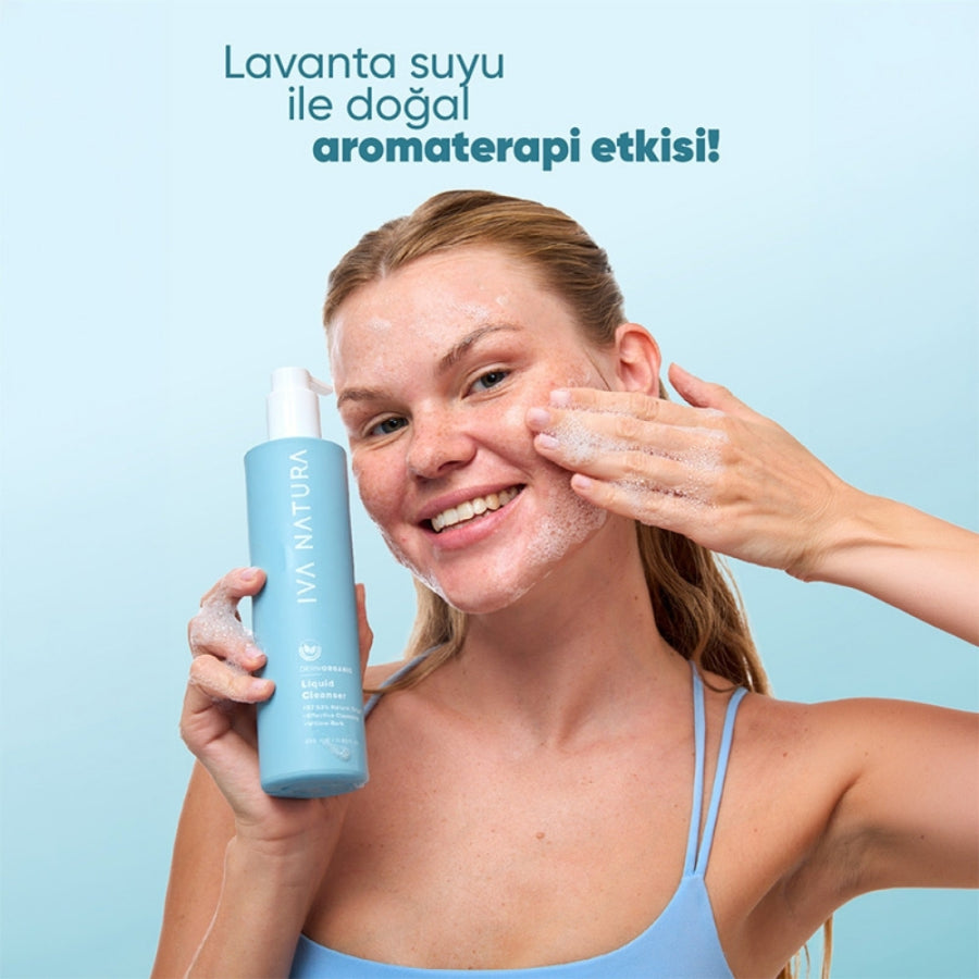Iva Natura Liquid Cleanser for Gentle Daily Face Washing 350 ml