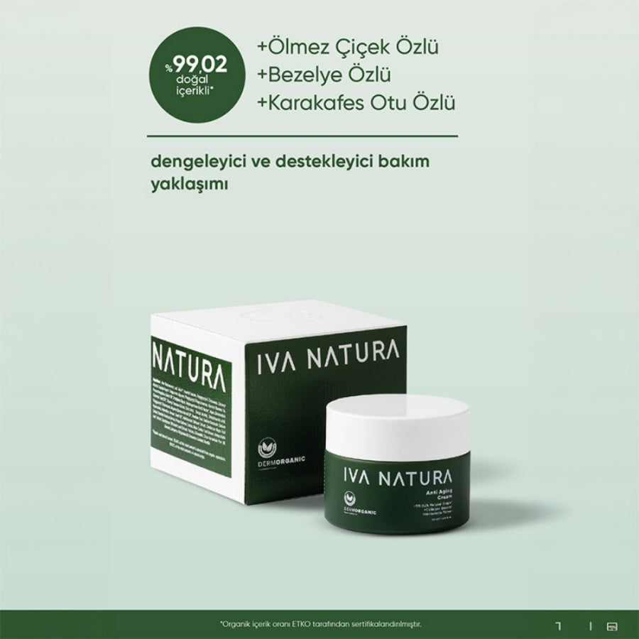 Iva Natura Anti Aging Cream Firming Face Moisturizer 50 ml
