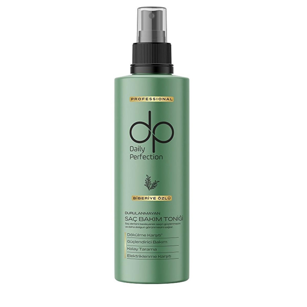 dp Daily Perfection Rosemary Hair Tonic: Anti Hair Loss Treatment with Keratin & Biotin for Hair Growth, Breakage Prevention & Easy Combing - 6.09 fl oz Rosemary Hair Tonic: Anti-Hair Loss, Keratin & Biotin - dp Daily Perfection hair loss tonic, rosemary hair tonic, keratin hair treatment, biotin hair growth, anti hair loss treatment, hair strengthening tonic, hair breakage prevention, hair volume tonic, easy combing hair product, frizz control tonic, hair tonic, rosemary extract, keratin, biotin, anti-hair