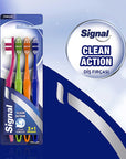 Signal Soft Bristle Manual Toothbrush - Gentle Oral Care, Ergonomic Design for Effective Teeth Cleaning - view 5