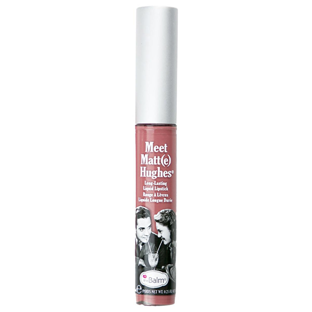 theBalm Meet Matt(e) Hughes Liquid Lipstick - Long-Lasting Matte Finish for Makeup Enthusiasts - Lipstick