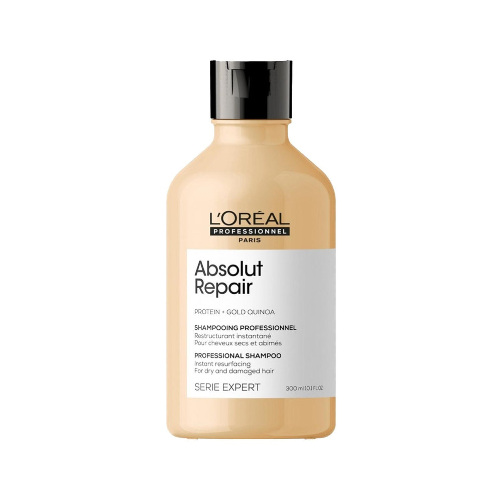 L'Oreal Professionnel Paris Absolut Repair Shampoo for Damaged Hair - 300ml Professional Hair Care - Shampoo