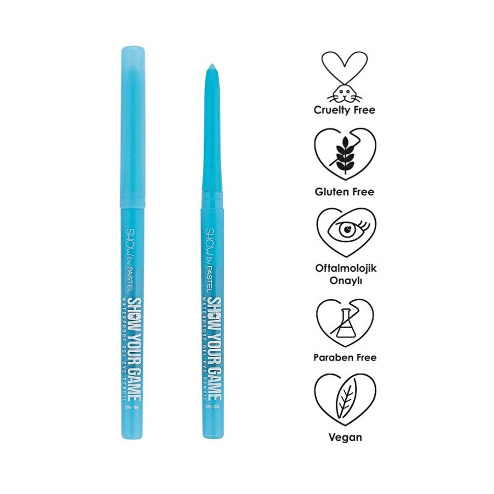 Show by Pastel Waterproof Eyeliner - Long-Lasting, Automatic, Jel Formula for Easy Application - view 3