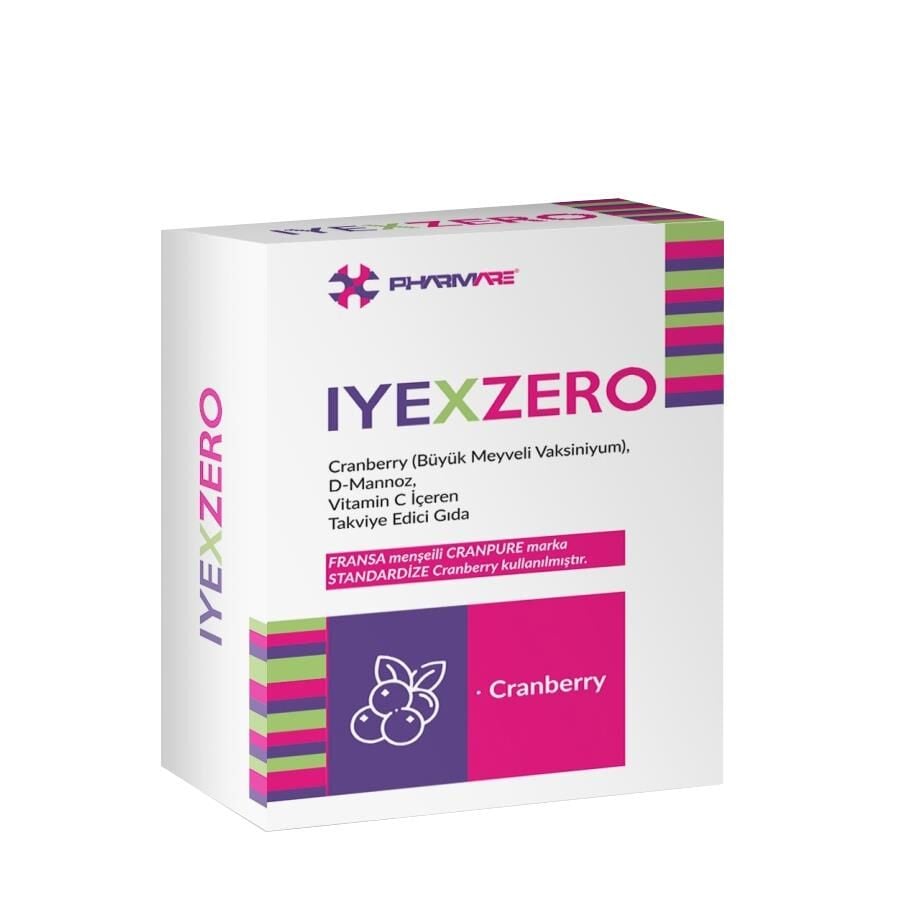 Are Pharma IyexZero Cranberry and Vitamin C Supplement 30 Capsules