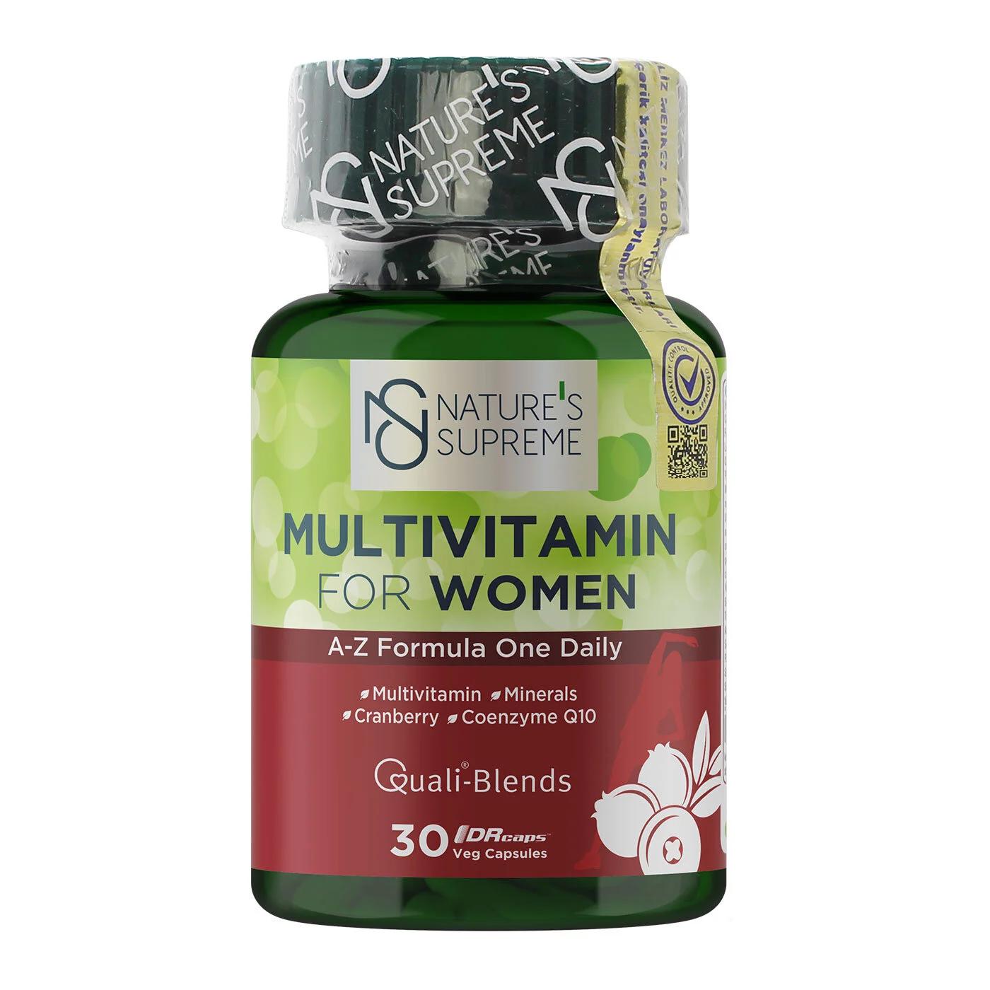 Nature's Supreme Multivitamin for Women Daily Support 30 Capsules