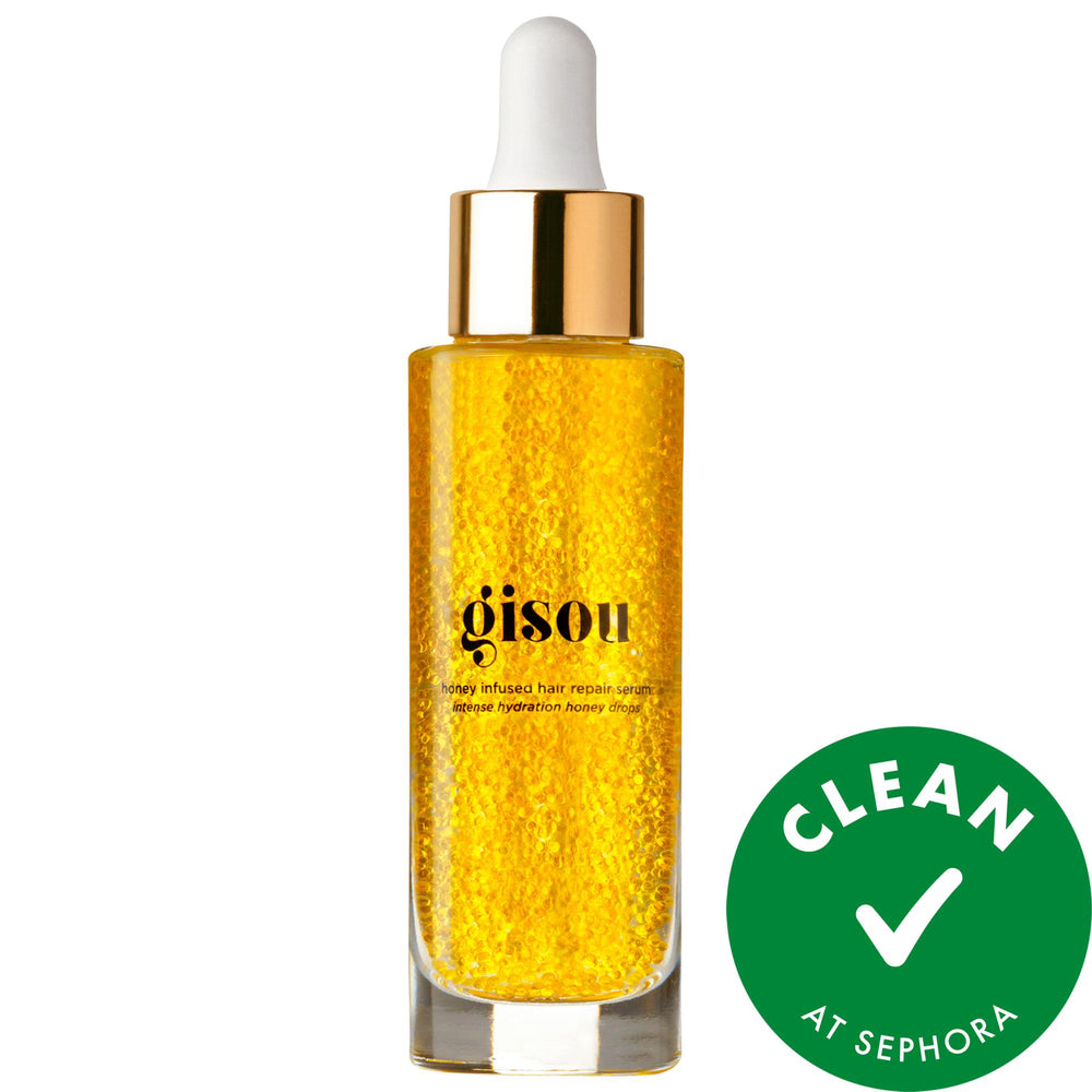 Gisou Honey Infused Hair Repair Serum - Clinically Proven Hydrating Serum for Damaged Hair, Split Ends, and Breakage - Heat and UV Protection Gisou Hair Repair Serum - Hydrating & Repairing Serum for Damaged Hair Hair Repair Serum, Hydrating Hair Serum, Damage Repair Hair Care, Anti-Breakage Hair Treatment, Hair Serum for Dry Hair, Hair Care, Hair Styling Products, Hair Treatment, Dry Hair Repair, Damaged Hair, Split Ends Repair, Hair Breakage Solution, Heat Protection Hair Serum, UV Protection Hair Care, C