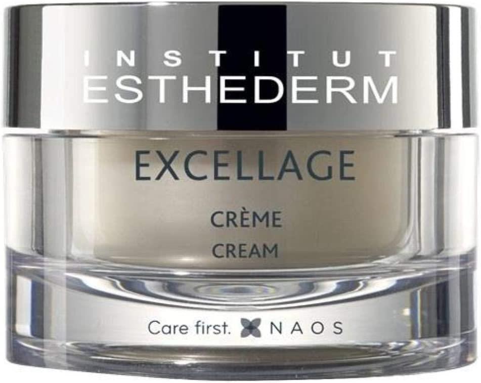 Institut Esthederm Excellage Cream - Anti-Aging Face Moisturizer with Omega 3-6-9 & Hyaluronic Acid - Face Cream