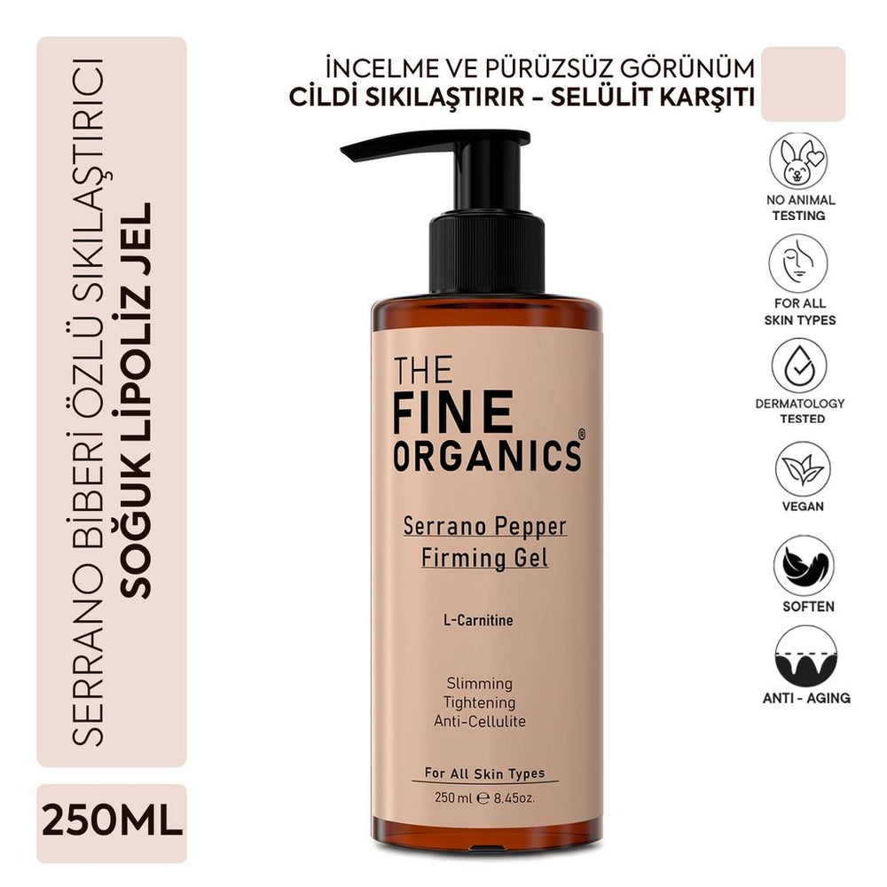 The Fine Organics Serrano Pepper Firming Body Gel 250ml