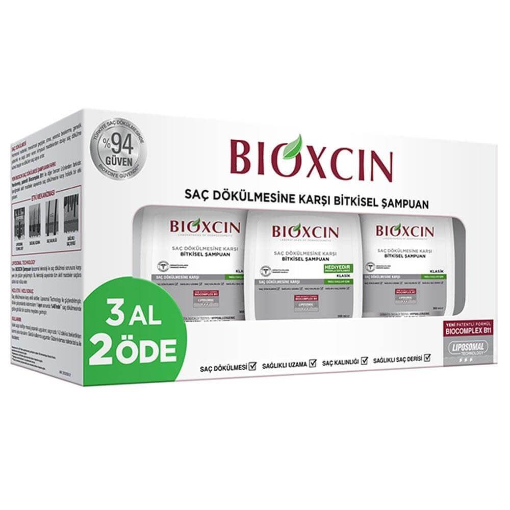 Bioxcin Klasik Shampoo for Oily Hair, Anti Hair Loss, 3x300ml - Gentle, Paraben-Free, Genesis Technology - image 9