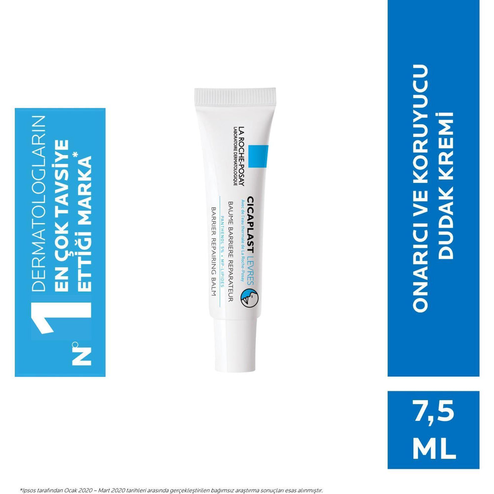 La Roche Posay Cicaplast Levres Lip Repair Balm - Moisturizing, Soothing, and Protecting Dry, Chapped Lips - Lip Balm