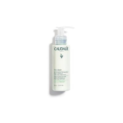 caudalie vinoclean almond oil cleanser bottle, natural ingredients in caudalie vinoclean cleanser Caudalie Vinoclean Almond Oil Cleanser - Gentle Makeup Remover | 100ml Caudalie Vinoclean Almond Oil Cleanser 100ml caudalie, almond-oil-cleanser, makeup-remover, sensitive-skin, natural-skincare, gentle-cleanser, hydrating, non-comedogenic, ai-generated, vegan