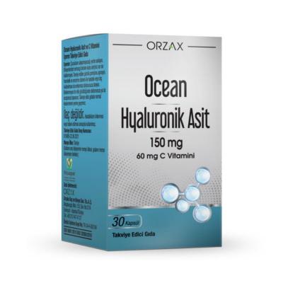 Orzax Ocean Hyaluronic Acid 150 mg - 30 Capsules - Vitamin & Supplement