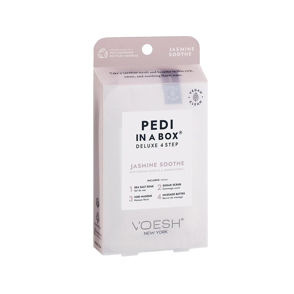 Voesh New York Deluxe Pedicure Kit - 4-Step At-Home Pedicure Set with Jasmine Scent Voesh New York 4-Step Pedicure Kit - Jasmine Scented pedicure kit, at-home pedicure, Voesh New York, deluxe pedicure set, 4-step pedicure, jasmine scented pedicure, self-care, personal grooming, beauty routine, luxury pedicure, travel pedicure, gift ideas, spa day at home, pedicure set, beauty kits, at-home spa experience