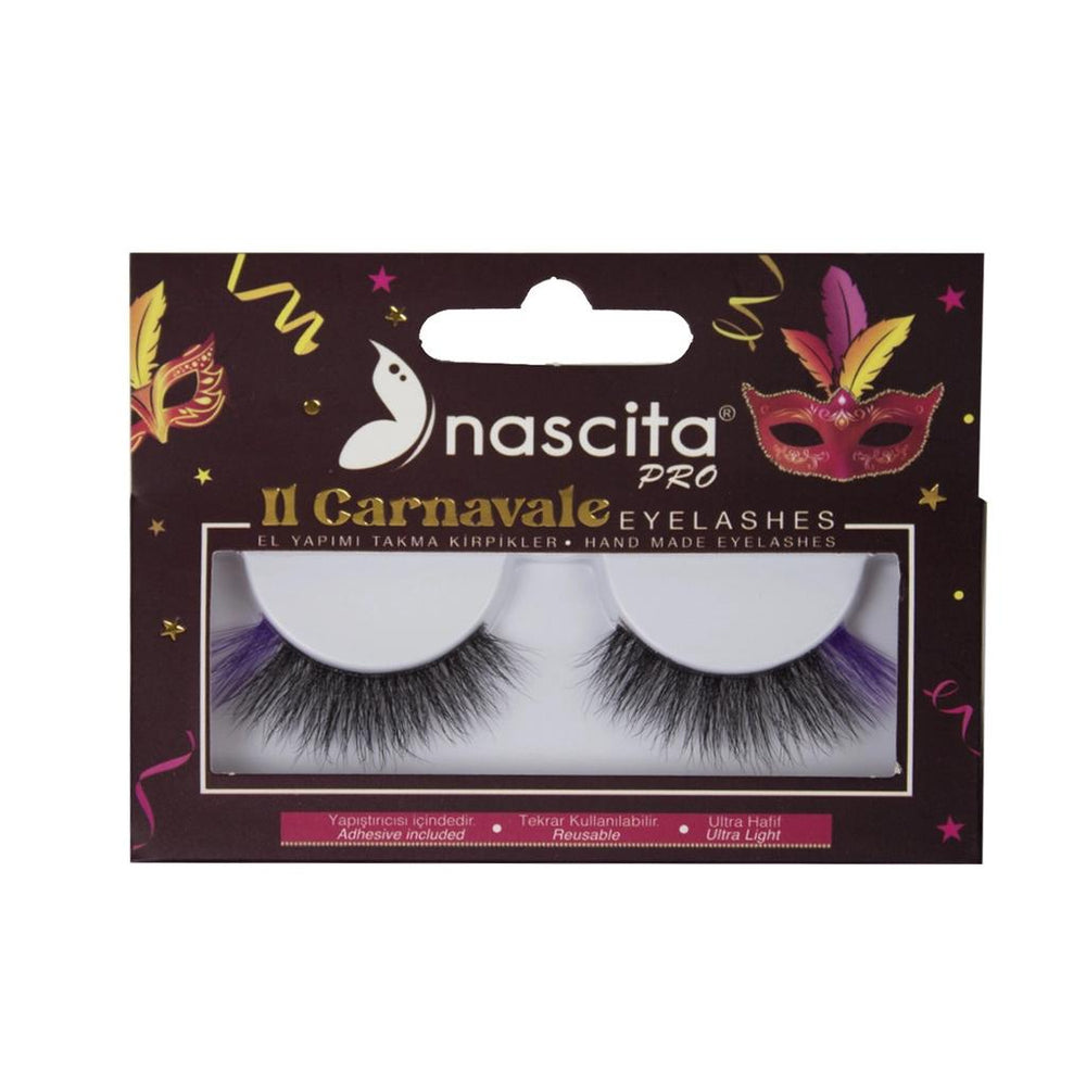 Nascita Carnavale Colorful False Eyelashes 127