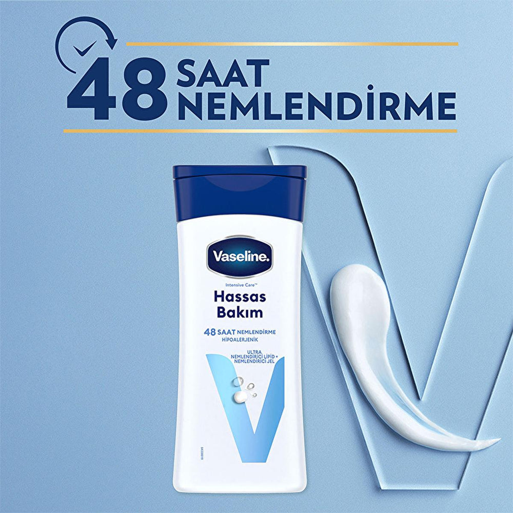 Vaseline Body Lotion for Dry and Sensitive Skin - 48 Hour Hydration, Hypoallergenic & Dermatologically Tested - view 5