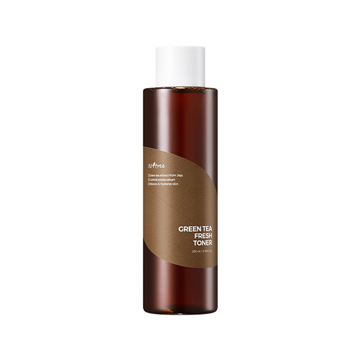 Isntree Green Tea-Infused Toner for Sebum Control & Hydration - Dermatologically Tested, Natural Skincare, 6.76 fl oz Isntree Green Tea Toner - Sebum Control & Hydration green tea toner, natural skincare, dermatologically tested, hydrating toner, sebum control, skincare routine, oily skin solutions, hydration, antioxidant skincare, Jeju green tea extract, toner for sensitive skin