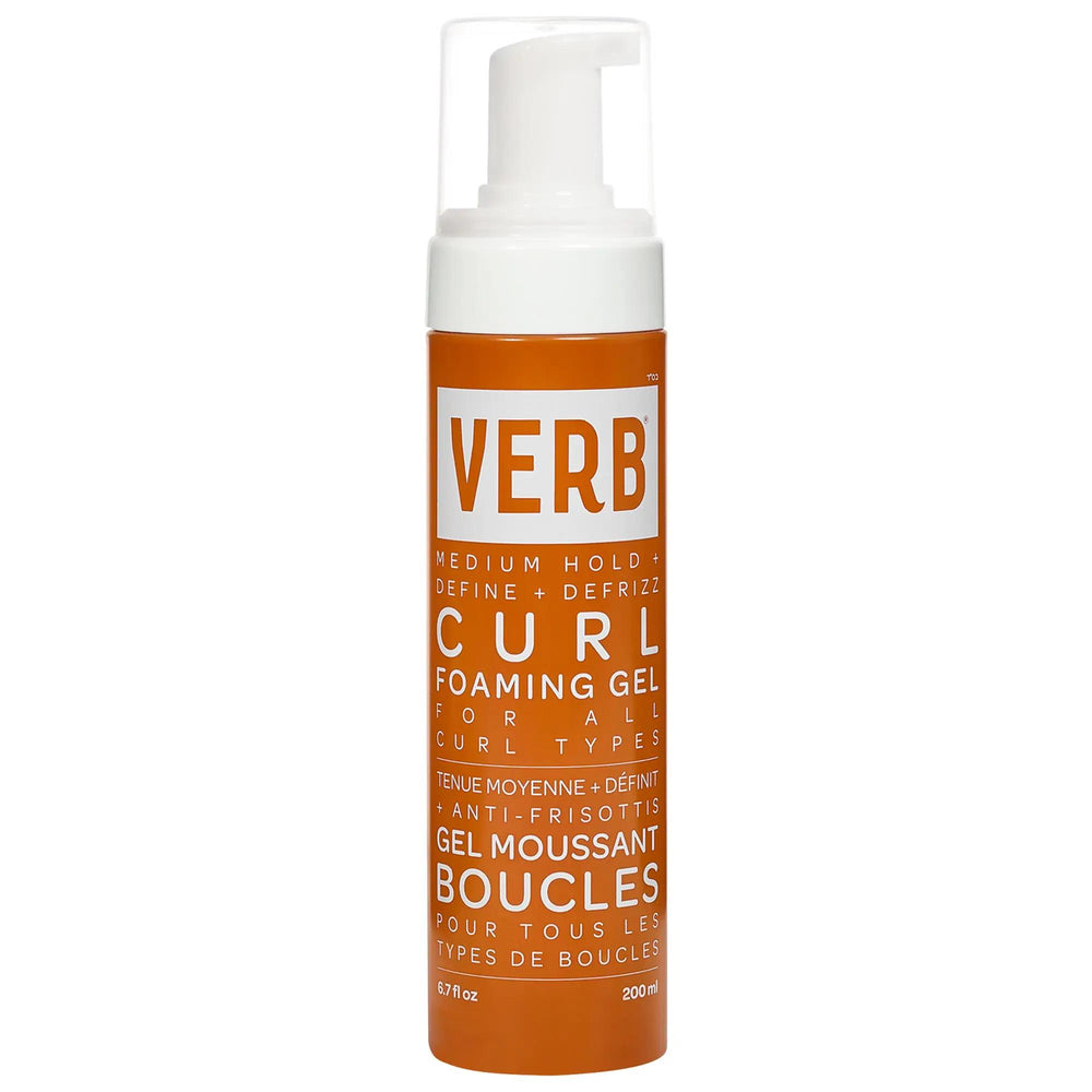 Verb Curl Foaming Gel: Define Curls, Fight Frizz, Lightweight Hold - Vegan, Cruelty-Free, Natural Curl Enhancer for Wavy, Curly, Coily Hair Verb Curl Foaming Gel: Frizz Control, Define Curls - Vegan Gel curl foaming gel, frizz control curl product, curl defining gel, vegan curl gel, cruelty-free curl gel, natural curl enhancer, curly hair styling products, wavy hair styling gel, coily hair gel, sunflower curl complex, curl gel, frizz control, curl definition, vegan hair products, cruelty-free hair products,