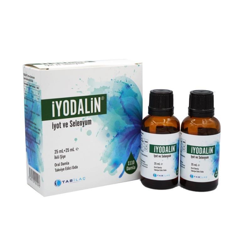 İyodalin Iodine and Selenium Supplement Drops: Supports Thyroid & Immunity - Double Pack (2 x 25ml) İyodalin Iodine & Selenium Drops - Thyroid & Immune Support Iodine supplement drops, Selenium supplement drops, Iodine and selenium drops, Thyroid support supplement, Immune support supplement, Iodine drops for adults, Selenium drops for adults, İyodalin Iodine Selenium, Dietary supplement iodine selenium, Iodine, Selenium, Thyroid support, Immune support, Nutritional supplement, Health supplement, Wellness, 