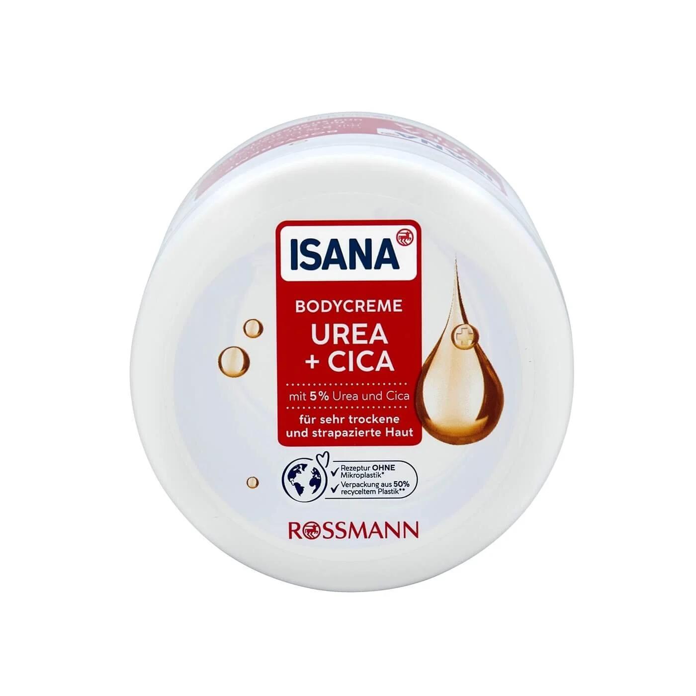 Isana Urea &amp; Cica Body Cream for Dry Skin 400 ml