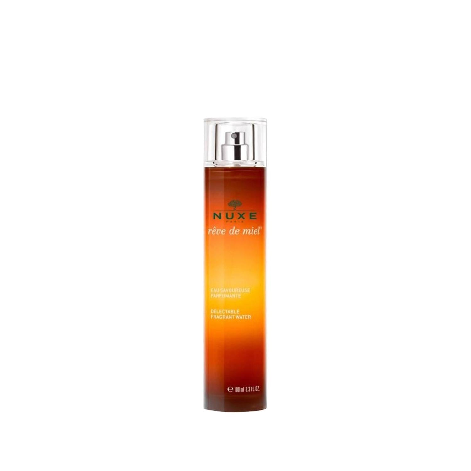 Nuxe Reve De Miel Fragrant Body Spray 100ml - Long Lasting Fragrance & Hydration for Body Nuxe Reve De Miel Body Spray 100ml - Fragrant & Hydrating Nuxe Reve De Miel, Fragrant Body Spray, Body Spray 100ml, Nuxe Body Spray, Reve De Miel Fragrant Water, fragrant personal care, hydration, long lasting fragrance, body care, skincare, personal care products, travel size, luxurious fragrance, moisturizing body spray