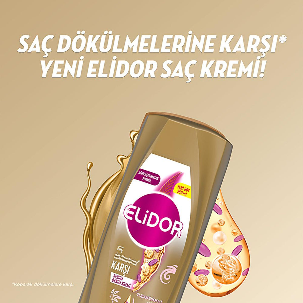 Elidor Hair Loss Conditioner: E Vitamin, Chia Seed Oil & Keratin - Hair Breakage Treatment, Strengthening Hair Conditioner, Hair Repair, Split Ends - 11.83 fl oz Elidor Hair Loss Conditioner: Repair Breakage, E Vitamin & Keratin hair loss conditioner, hair breakage treatment, E vitamin hair care, chia seed oil hair, keratin hair conditioner, strengthening hair conditioner, Elidor hair conditioner, hair serum, hair repair, split ends, hair conditioner, hair care, hair treatment, breakage, hair strengthening,
