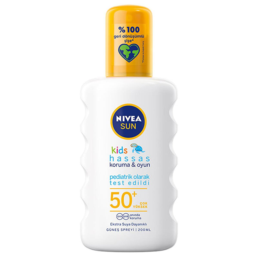 Nivea Baby Sunscreen SPF 50+ - High Protection Kids Sunscreen Spray for Sensitive Skin - Pediatrician Approved & Water Resistant - UVA/UVB Protection Nivea Baby Sunscreen SPF 50+ - Kids Sensitive Skin Protection baby sunscreen, kids sunscreen, sunscreen for sensitive skin, SPF 50+ sunscreen, water resistant sunscreen for kids, pediatrician approved sunscreen, Nivea sunscreen, sun protection for babies, children's sun spray, high protection sunscreen, sunscreen, sun protection, sensitive skin, baby, kids, ch