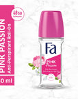 Fa Pink Passion Women's Deodorant Roll-On - Long Lasting Freshness, Anti White Stain, Floral Fragrance Fa Pink Passion Women's Deodorant Roll-On - Long Lasting Freshness Women's Deodorant, Roll-On Deodorant, Long Lasting Freshness, Anti White Stain Deodorant, Floral Fragrance Deodorant, Personal Hygiene Products, Women's Personal Care, Deodorant for Women, Freshness Guaranteed, Confidence Boosting, Anti Stain Deodorant, Floral Scent Deodorant