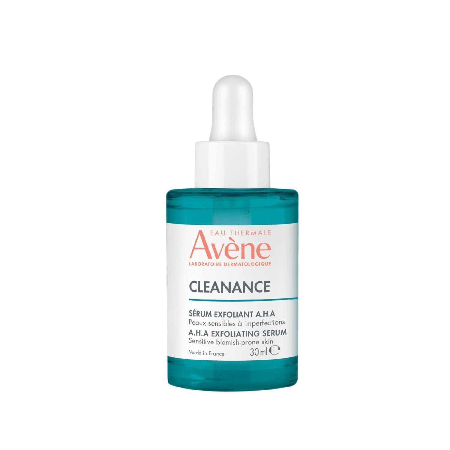 Avene Avene Cleanance Exfoliating Serum with A.H.A - Improves Skin Texture, Reduces Imperfections - 30 ml Avene Exfoliating Serum with A.H.A - Improves Skin Texture Avene Cleanance Serum, Exfoliating Serum, A.H.A Serum, Skin Imperfections Treatment, Skincare Routine Products, skincare, exfoliation, skin renewal, brightening, Avene, cosmetics, beauty products, anti-aging, skin care routine