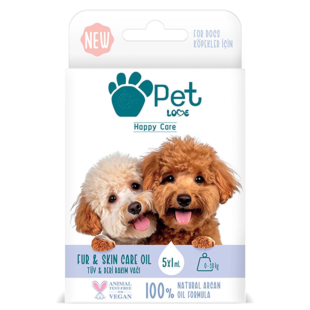 Pet Love Pet Grooming Oil for Dogs - Natural Argan Oil Formula for Healthy Fur & Skin - 0.17 fl oz Pet Grooming Oil - Natural Argan Oil for Dogs pet grooming oil, natural pet care, argan oil for pets, sunflower oil for pet grooming, pet fur care products, dog grooming products, natural dog care, pet skin care, grooming oil for dogs