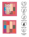 Show by Pastel Artsy Eyeshadow Set - Cruelty-Free, Vegan 10-Color Palette for Versatile Makeup Looks Artsy Eyeshadow Set - 10 Color Cruelty-Free Palette Eyeshadow Palette, Cruelty-free Makeup, Vegan Cosmetics, Dermatologically Tested Eyeshadow, Gluten-free Makeup Products, Makeup for Sensitive Skin, Ethical Beauty Products, Long-lasting Eyeshadow, Versatile Makeup Looks, Silky Texture Eyeshadow, 10-color Eyeshadow Palette, Artsy Eyeshadow Set, Show by Pastel