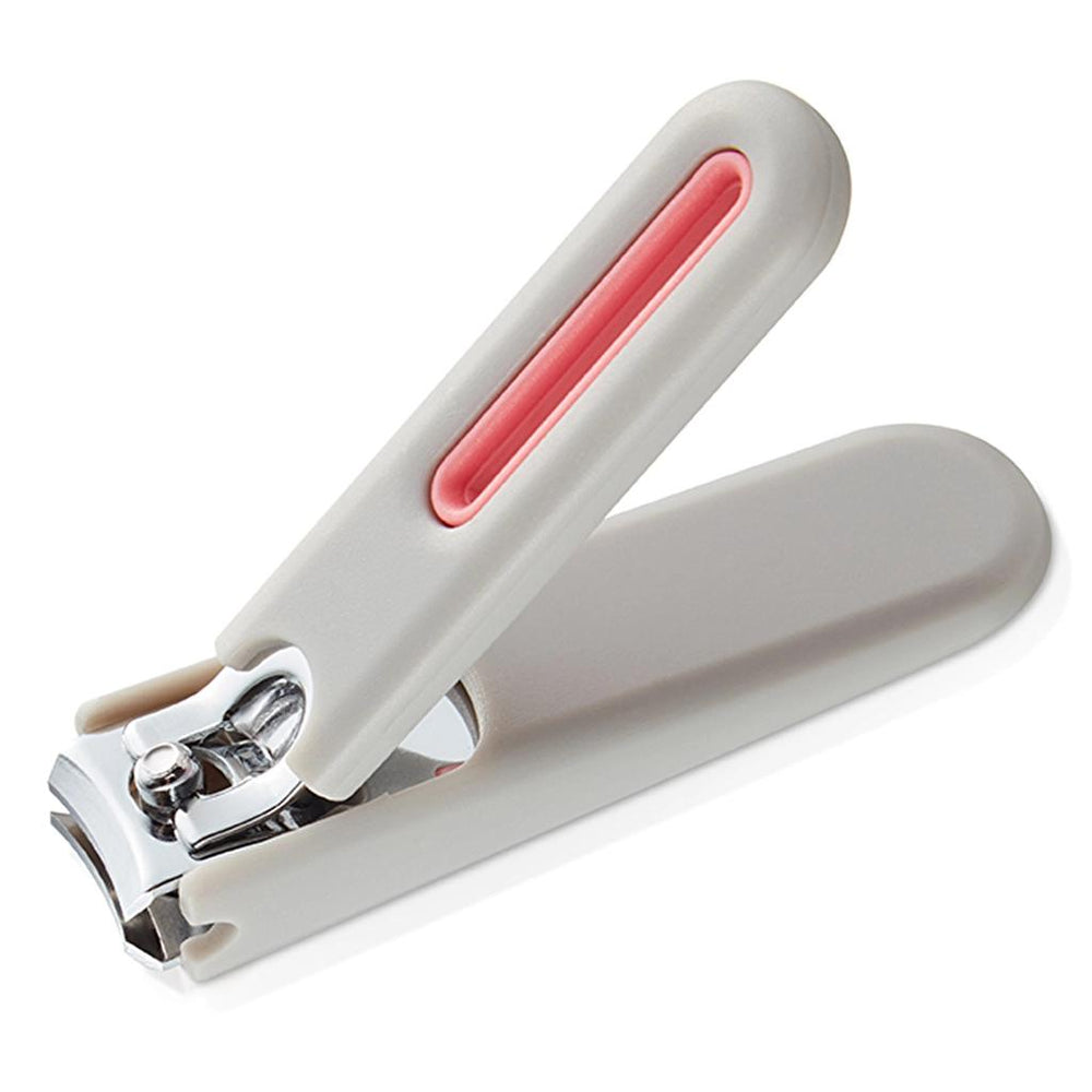 Eklips Small Grey Plastic Nail Clipper - Compact Travel Size