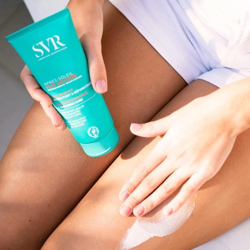 svr sun secure moisturizing after sun 200 ml bottle, soothing after sun lotion from svr SVR Sun Secure Moisturizing After Sun - Soothing Hydration | 200 ml SVR Sun Secure After Sun Lotion - Moisturizing | 200 ml svr, moisturizing-after-sun, after-sun-lotion, sunburn-relief, hydrating-lotion, beach-care, after-sun-care, skin-soothing, skincare-products, ai-generated