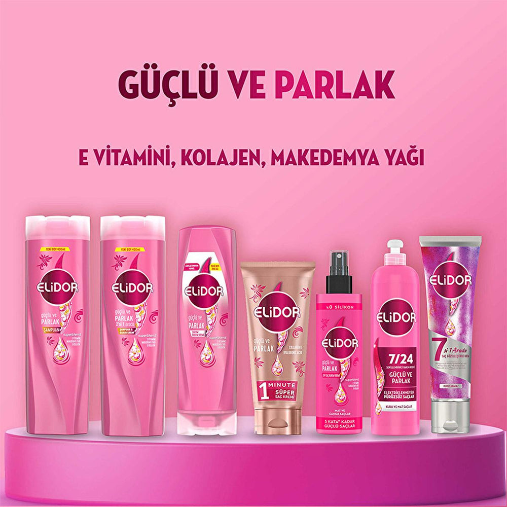 Elidor 7/24 Hair Care Cream - Nourishing, Anti-Frizz, Long-Lasting Shine for Dry & Dull Hair - view 6