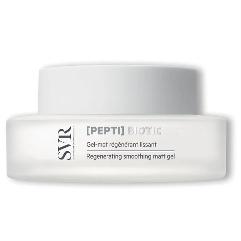 SVR Pepti Biotic Regenerating Smoothing Matt Gel 50ml - Hydrating Anti-Aging Smoothing Gel for Sensitive Skin - Skin Care