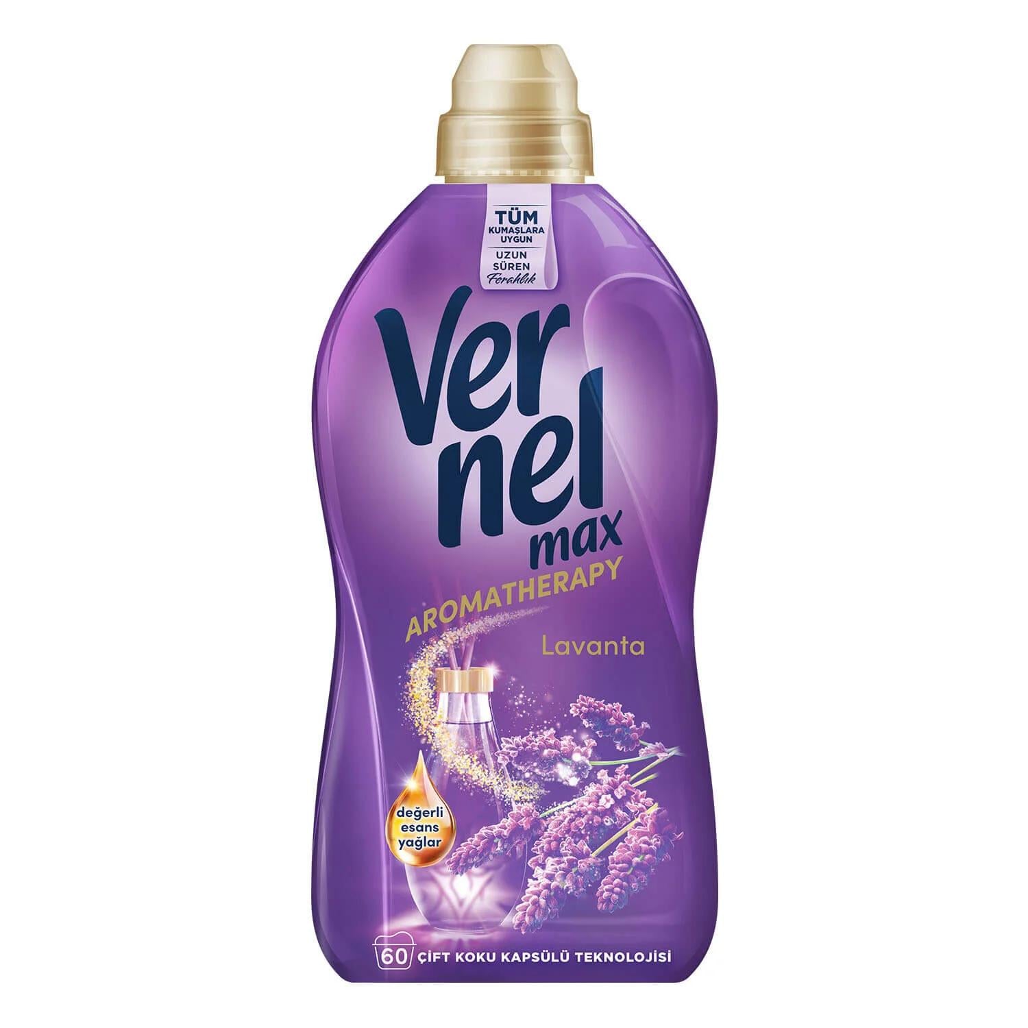 Vernel Max Fabric Softener Fresh Lavender Scent 1440 ml