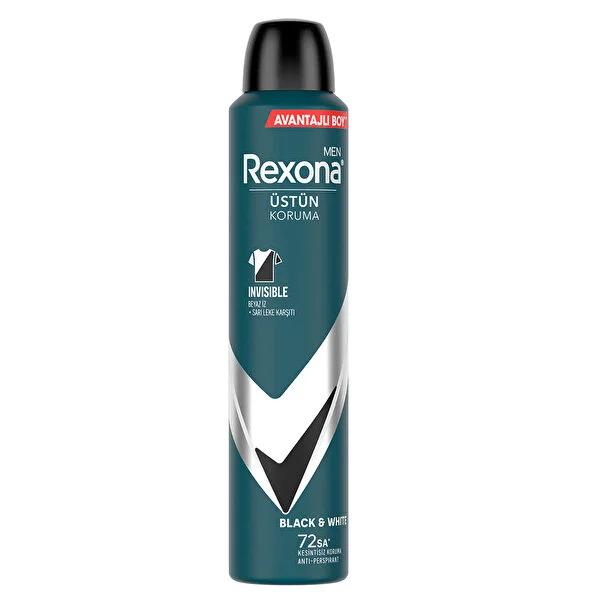 Rexona Men's Deodorant Spray 72h Invisible Black & White - Long Lasting Antiperspirant Protection Rexona Men's 72h Deodorant Spray - Invisible Black & White Men's Deodorant Spray, Antiperspirant Deodorant, Invisible Deodorant for Black and White Clothes, Long Lasting Deodorant, Rexona Men Invisible Black+White, Men's Grooming, Personal Care, Antiperspirant, Deodorant Spray, 72-hour protection, Invisible on clothing