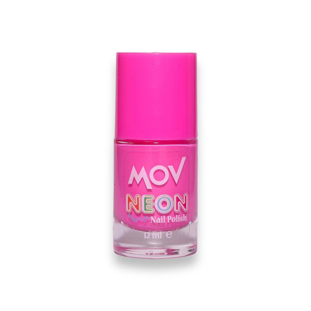 Mov Neon Nail Polish No:07 Toz Pembe - Vibrant, Long-Lasting Neon Nail Color - Nail Polish