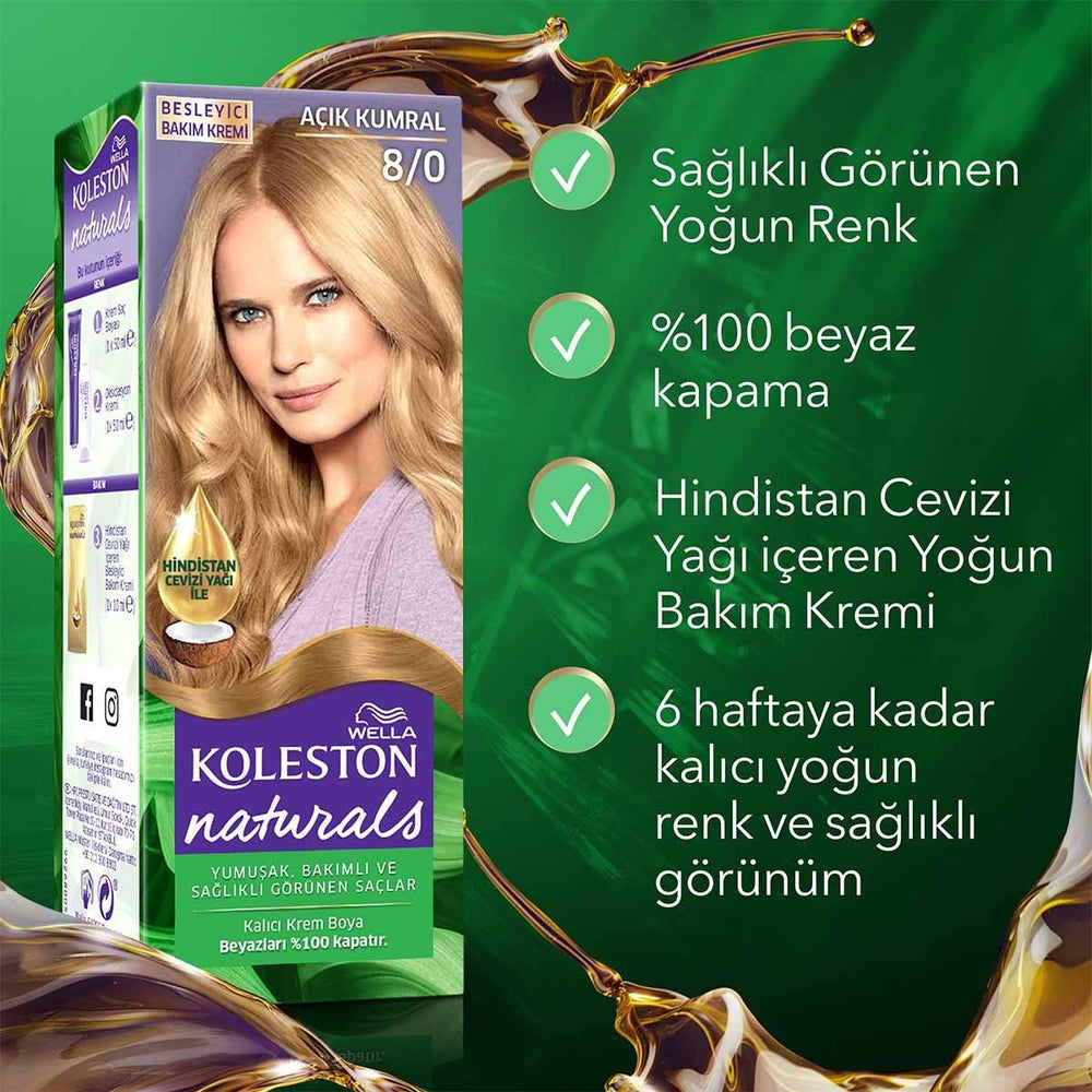 Wella Koleston Naturals Hair Dye - Long-Lasting Color with Coconut Oil - view 4