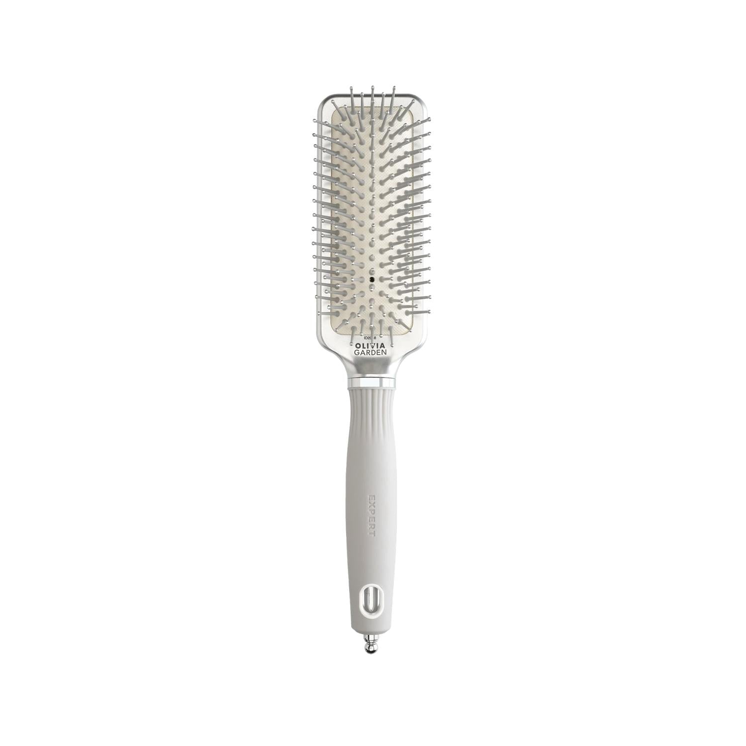 Olivia Garden Expert Care Rectangular Nylon Bristles Hair Brush - Professional Hair Care Tool for Detangling and Styling Olivia Garden Expert Care Hair Brush - Professional Detangling & Styling hair brush, nylon bristles, rectangular brush, Olivia Garden, Expert Care series, professional hair care tools, hair care, detangling, styling, long hair, thick hair, hair styling tools, professional hairstylist tools