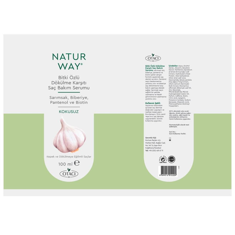Otaci Naturway Garlic Hair Serum for Thinning Hair 100 ml