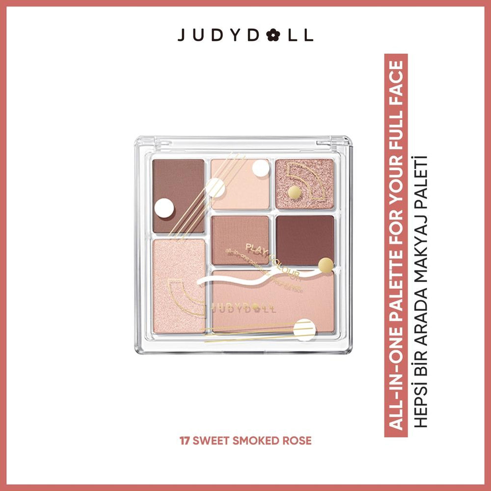 Judydoll All-in-One Makeup Palette 17 Sweet Smoked Rose 9g