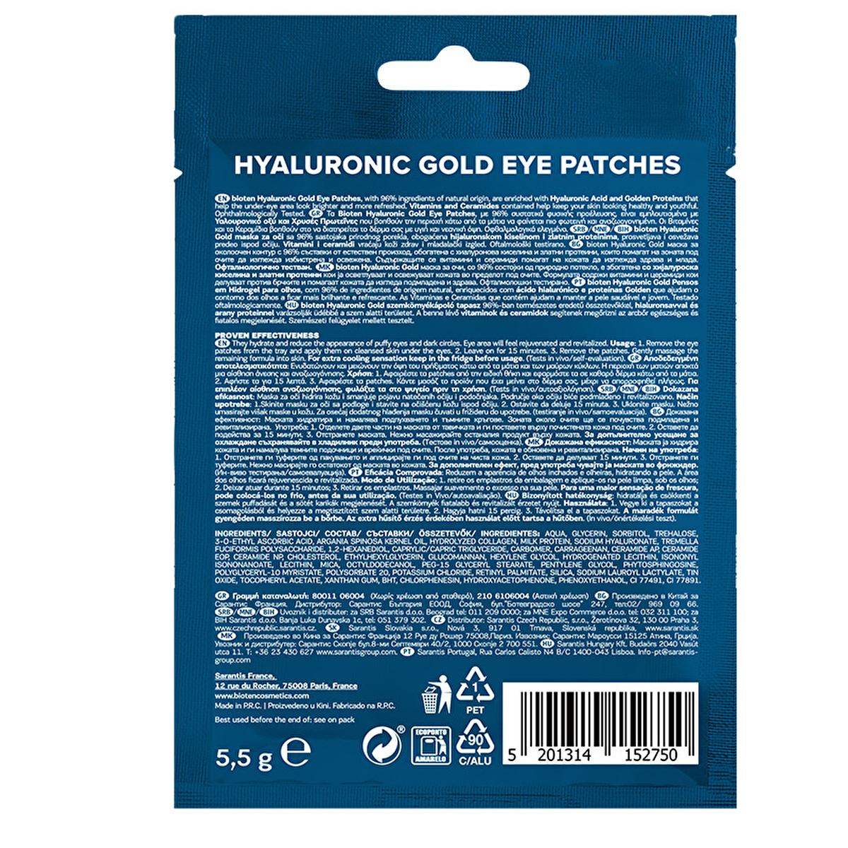 Bioten Hyaluronic Gold Eye Mask - Natural Skincare for Dark Circles & Puffiness Reduction Bioten Hyaluronic Gold Eye Mask - Natural Skincare Solution Hyaluronic Acid Eye Mask, Natural Skincare, Under Eye Mask, Gold Protein Skincare, Anti-Aging Eye Care, Dark Circles Reduction, Puffiness Reduction, Eye Care, Skincare, Natural Ingredients, Hyaluronic Acid, Gold Proteins, Eye Mask, Bioten, Skincare Routine, Self-Care, Gift Ideas, Beauty Products