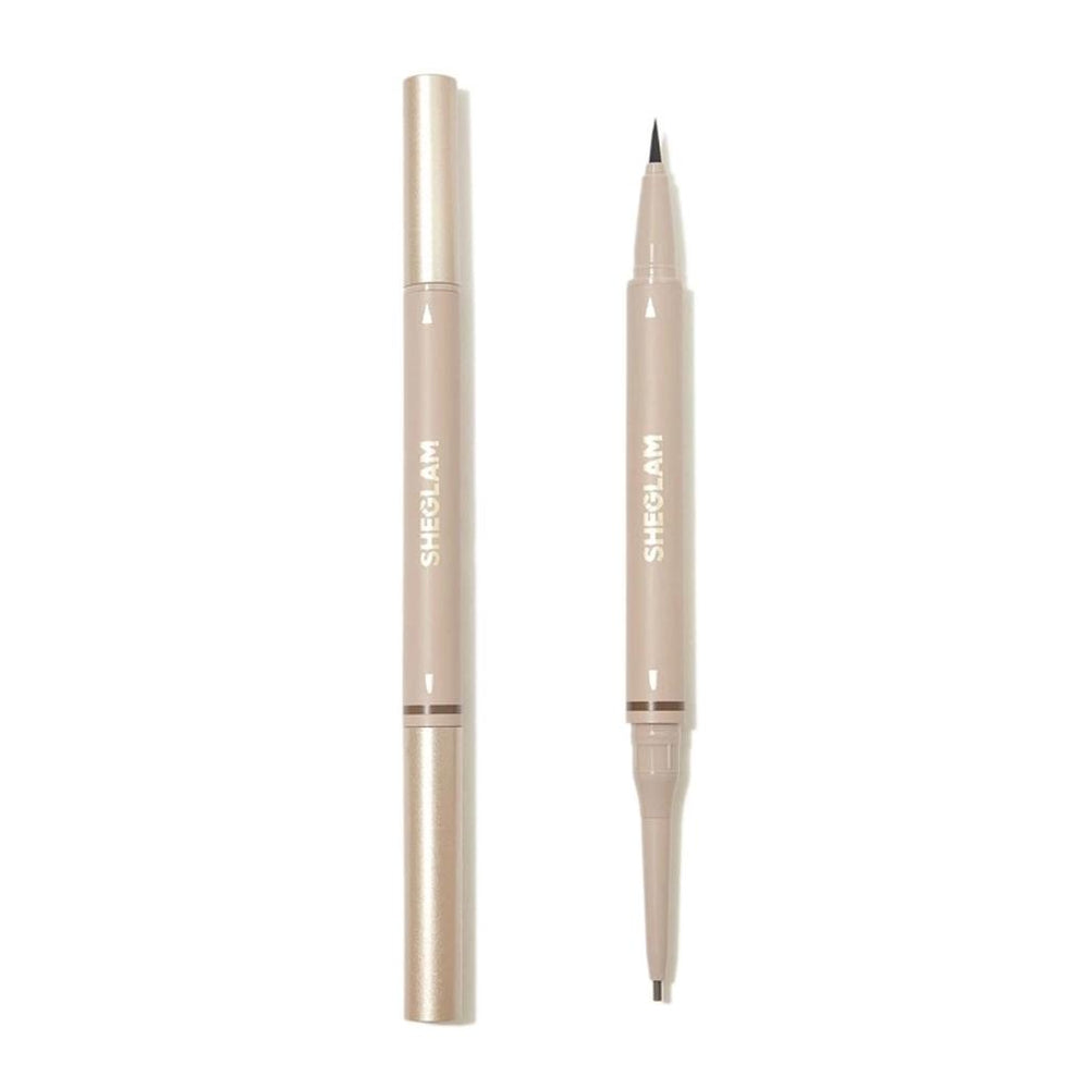 Sheglam On Demand 2-in-1 Brow Pencil for Defined Brows Taupe 03